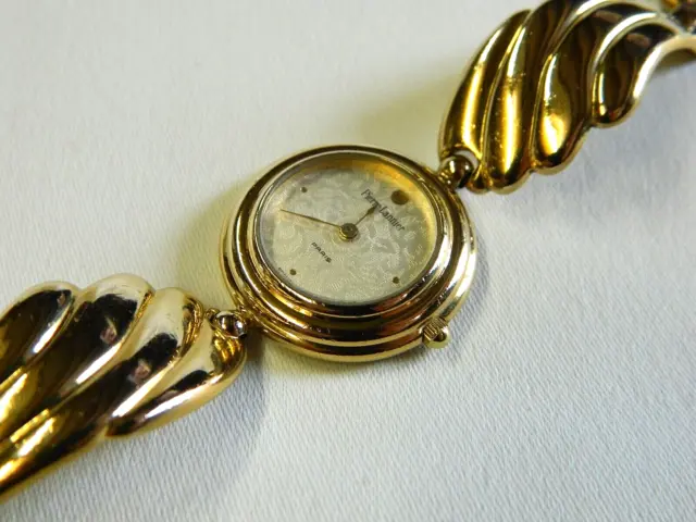 PIERRE LANNIER PARIS Belle montre femme dorée Parfait état Pile Neuve FONCTIONNE