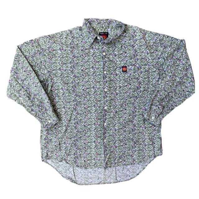 Vintage 90s Hang Ten Long Sleeve Button Down Shirt Shirt