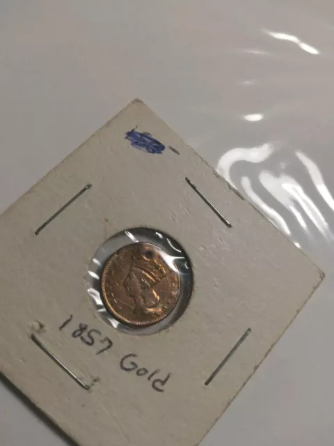 1957 $1 Type 3 Us Liberty Head Gold Coin
