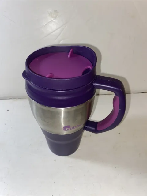 Bubba 20 Oz Travel Insulated Mug Tumbler Cup Stainless Purple 3