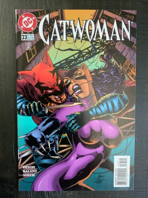 Catwoman (1993 Vol. 2) #33 VF/NM comic featuring Hellhound!