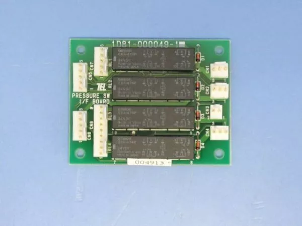Tokyo Electron PRESSURE SW I/F Board 1D81-000049-1