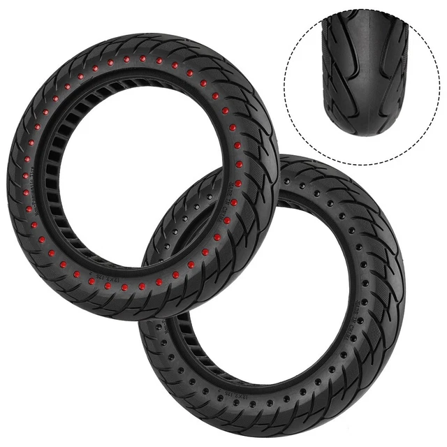 Pneumatico Pieno 10x3.0 Per Scooter Elettrici Kaabo - Gomma, Misura 240x75mm, Peso 1278g
