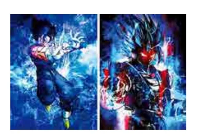Ultra Instinct  Goku Dragon Ball Z 3D Holographic Lenticular Poster Peeker