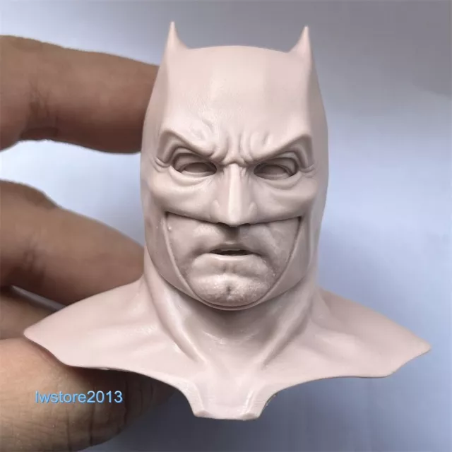 1:6 Ben Affleck Batman Head Sculpt Carved For 12" Male Action Figure Body Toys