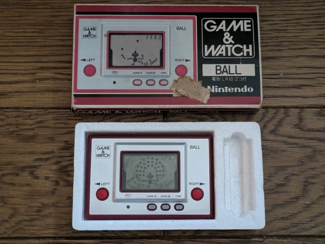 NINTENDO GAME & Watch Ball AC-01 Vintage 1980 LCD Game . £83.90