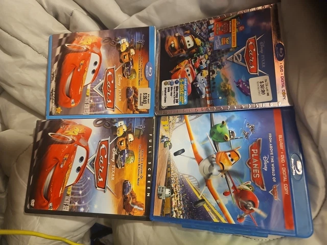 DISNEY PIXAR CARS, CARS2 -PLANES 9 DISC COLLECTION. 3D- Blu-ray Dvd ...