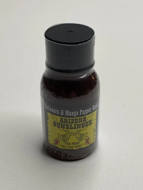 Arizona Gunslinger Habanero & Mango Pepper Sauce 1/2 Fl Oz Hot Sauce 22mL Bottle