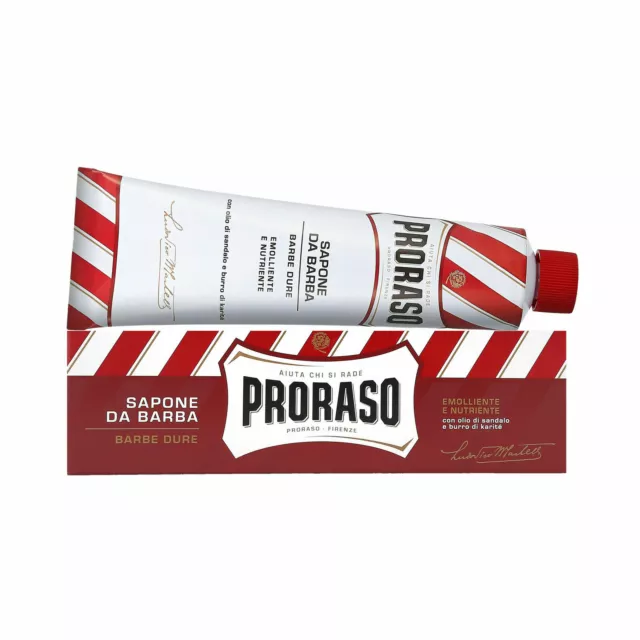 Proraso Red Sapone da Barba Shaving Soap 150 ml (3, 4 or 6 x 150ml multi pack)