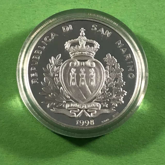 S2-MUL-3)) San Marino 10.000 Lire 1998 Argento PP