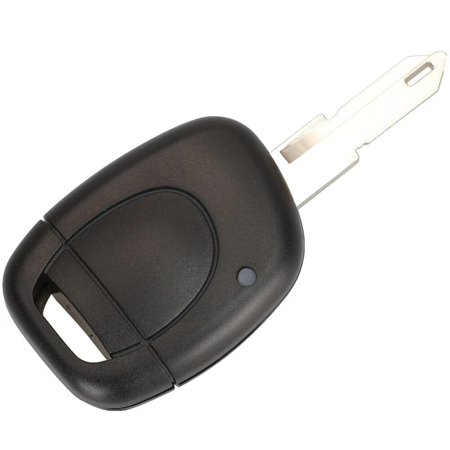 EcoJozon Coque Clé Renault 2 Boutons - Boitier De Remplacement Sans Lame Pour Twingo, Clio, Kangoo, Trafic