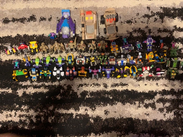 Vtg. 1990s Z-Bots Micro Machines Action Figures LGTI Robots Zbots Lot