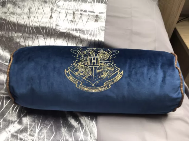 Harry Potter Blue and Gold Bolster Cushion