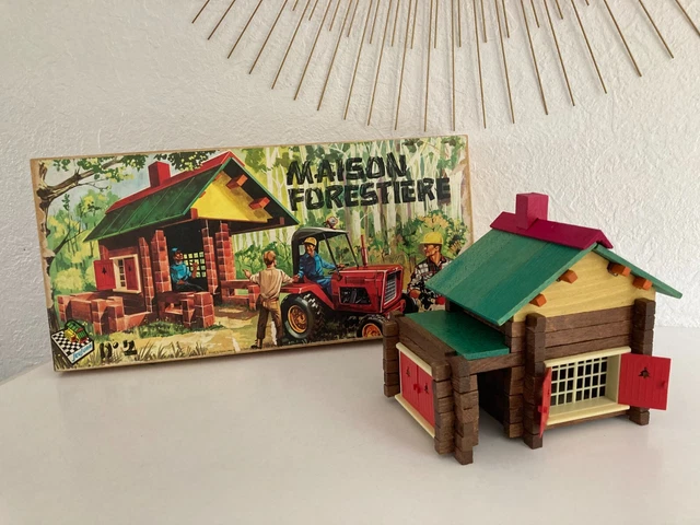 Lot de jeux de construction JEUJURA Maison Forestière N°2 et modèle Baby - Collection
