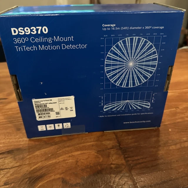 BOSCH PHOTO ELECTRIC Motion Detector 360 Ceiling Mount DS9370 99.00