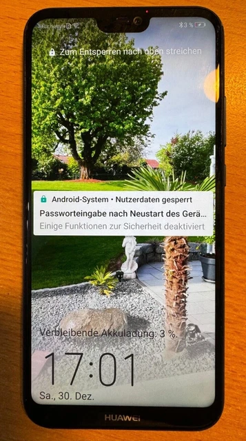 Housse Huawei P20 Lite (2019 version) Téléphone Protection Pochette Magnétique PU Cuir Paillette