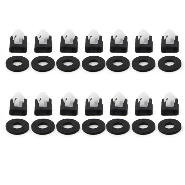 14pcs Pillar Trim Clips Kit Exterior Front Windshield Fit 2011-19 Ford Explorer