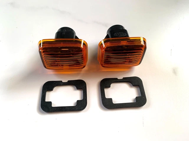 RR P38 & DISCOVERY AMBER SIDE WING REPEATER INDICATOR LAMP LENS
