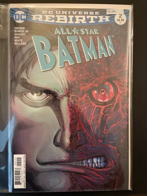 All Star Batman #2 2016 High Grade 9.2 DC Comic Book D3-205