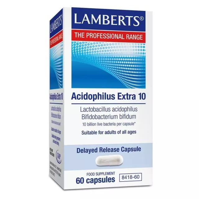 Lamberts Acidophilus Extra 10 60 Capsules