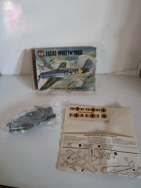 MAQUETTE REVELL PIECES Pour Avion 1Ere Guerre Mondiale Au 1/72 EUR 2,00