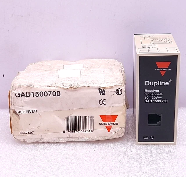 Carlo Gavazzi GAD 1500 700 Dupline Receiver 8 Channels 10-30VDC GAD1500700