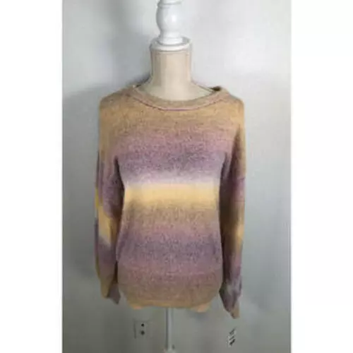 MSRP $70 Inc International Concepts Space Dyed Sweater Yellow Size Small