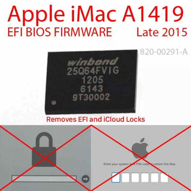 Apple Late 2015 iMac 27" A1419 | EFI BIOS FIRMWARE CHIP | 820-00291-A