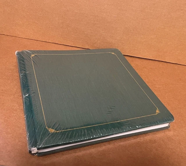 NUEVO ÁLBUM ÁLBUM DE RECORTES Creative Memories 12x12 HUNTER Forest Green con PÁGINAS BLANCAS