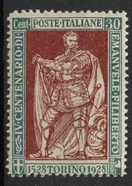 1928 Regno D'italia N.232 Dent 13 3/4 Valore  Nuovo Mnh**