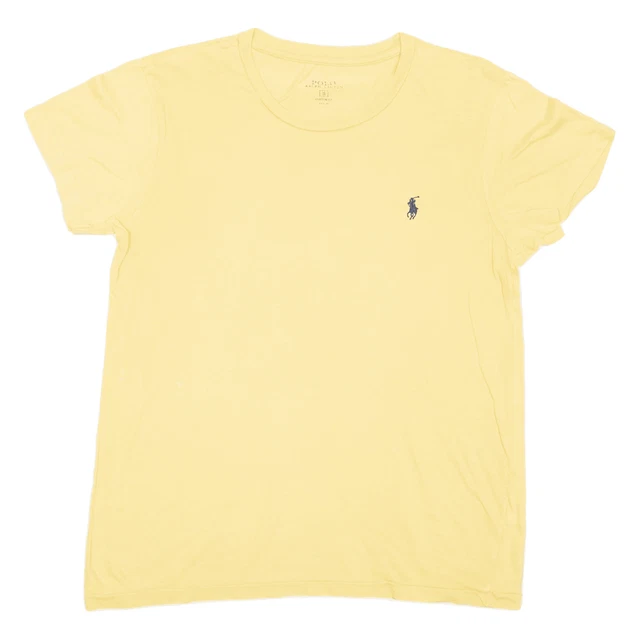 Polo RALPH LAUREN T-shirt Gialla Manica Corta Uomo S