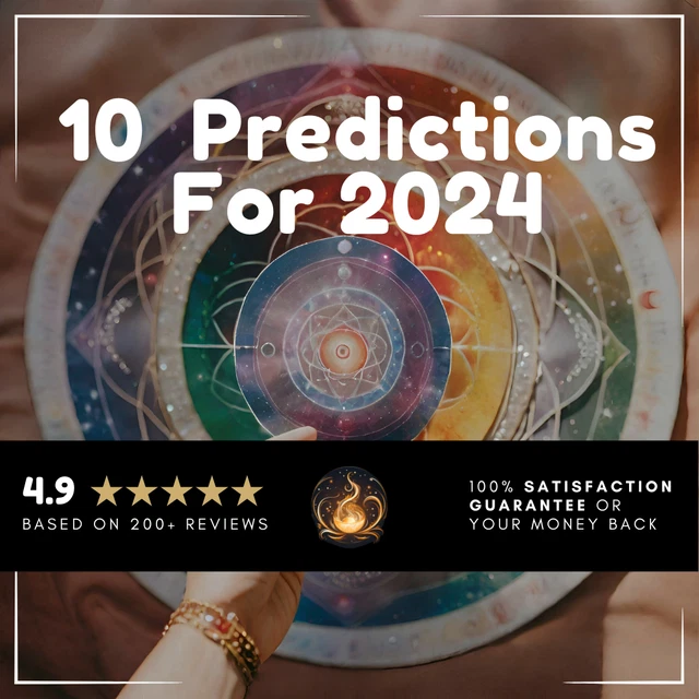10 PREDICTIONS FOR 2024 Psychic Reading Tarot Reading 9.99 PicClick
