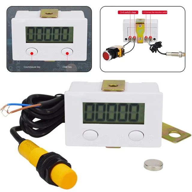 Compteur électronique BEM5C efficace avec câblage simple et longue durée de v