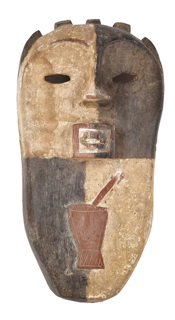 Douala Face Mask Cameroon African Art