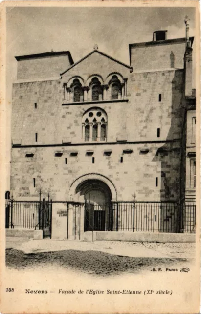 CPA AK NEVERS - Facade de l'Église St-ÉTIENNE (355484)