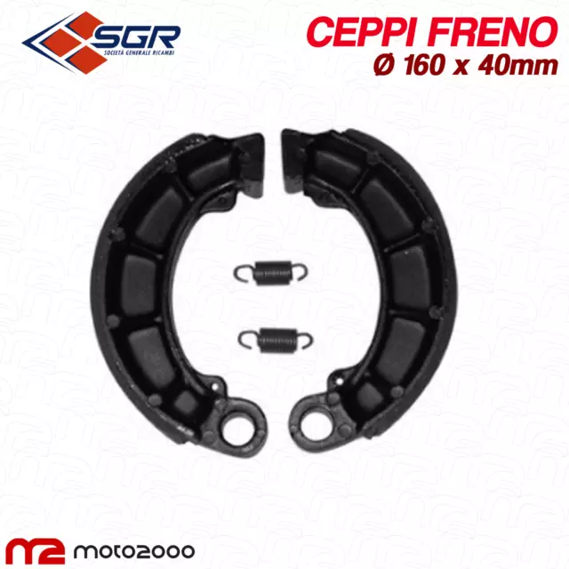 Coppia Ganasce Sgr Ceppi Freno Posteriore Al Mozzo Honda Cb Sc Nighthawk 650