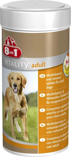8 in 1 Vitamine per Cani Adulti - 70 Compresse