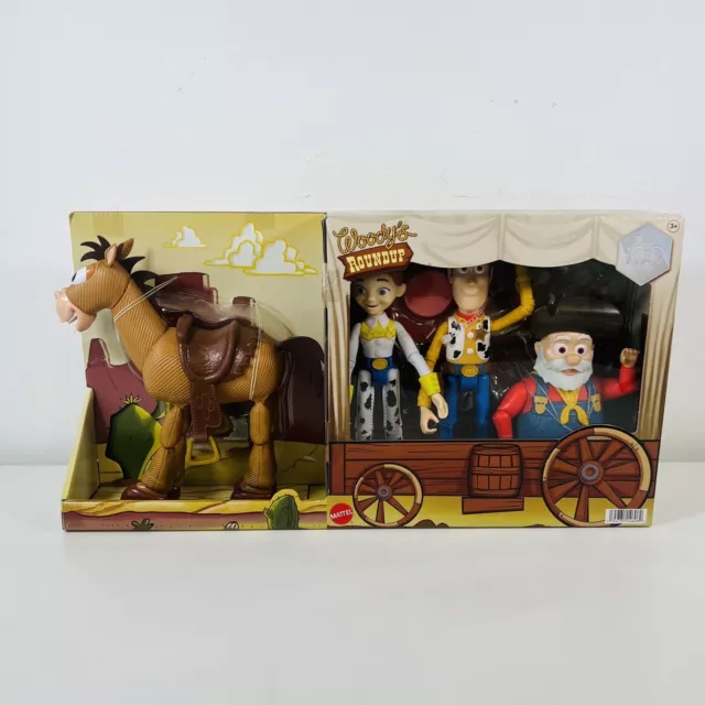 Disney Pixar Toy Story Woody's Roundup Pack Woody Jessie Stinky Pete Bullseye