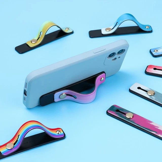 de téléphone Rainbow Porte - anneaux Téléphone en silicone Support de sangle