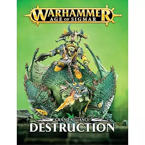 Games Workshop - Warhammer Age of Sigmar - Grand Alliance: Destruction Book The