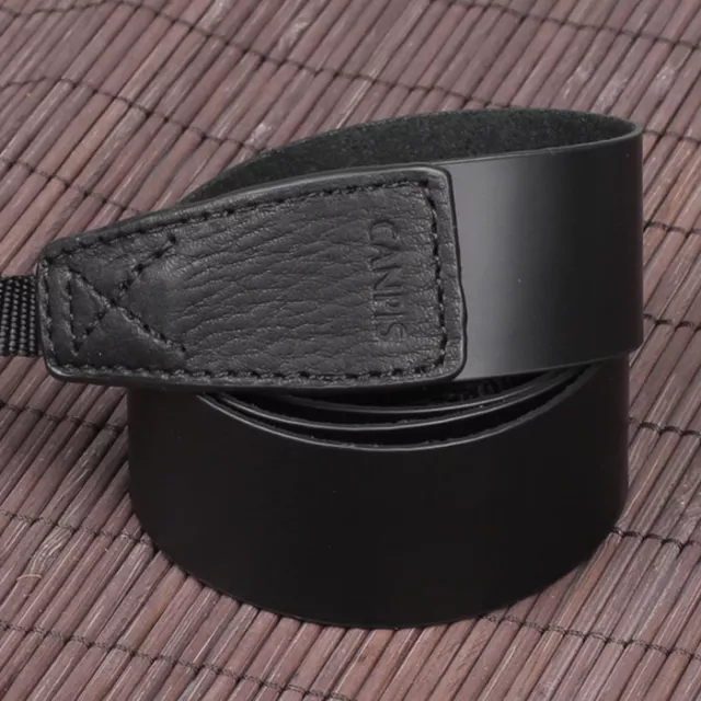 CANPIS Soft Leather Camera Strap Neck Shoulder for Canon Nikon Sony Fuji DSLR BK