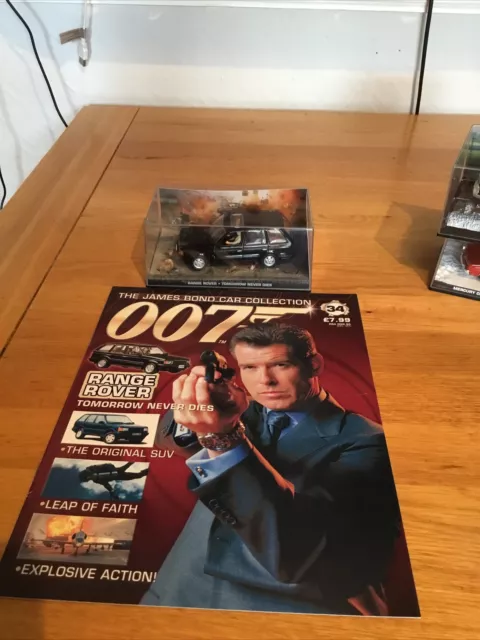 James Bond 007 Car Collection 34 Range Rover Tomorrow Never Dies  + Mag