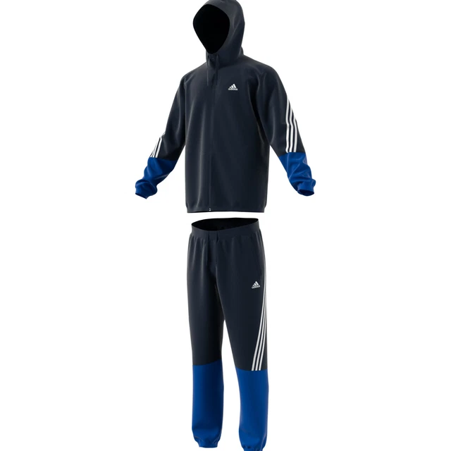 TUTA GINNASTICA ADIDAS Uomo Microfibra col. nero grigio chiaro