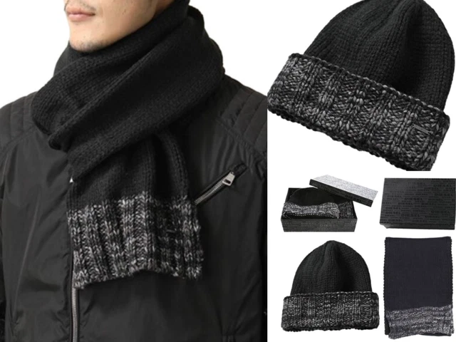 Diesel Vaqueros Unisex Bufanda & Sombrero Regalo Set Gorro Beanie de