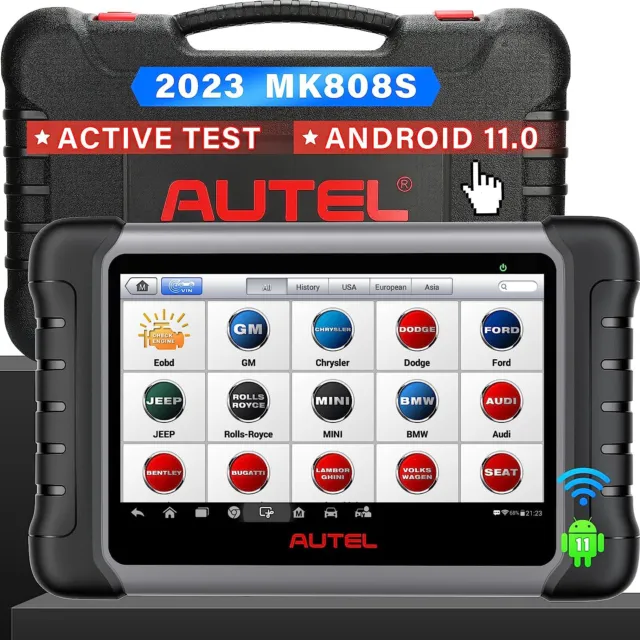 2024 Autel MaxiCOM MK808S Outils diagnostics Français scanners Systèmes Complète