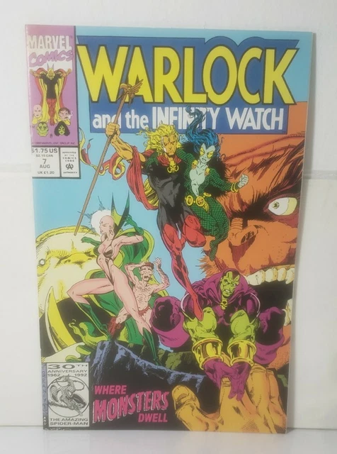 Warlock and the Infinity Watch 7 (1992 MARVEL)[REINTRODUCTION OF MAGUS] NM+