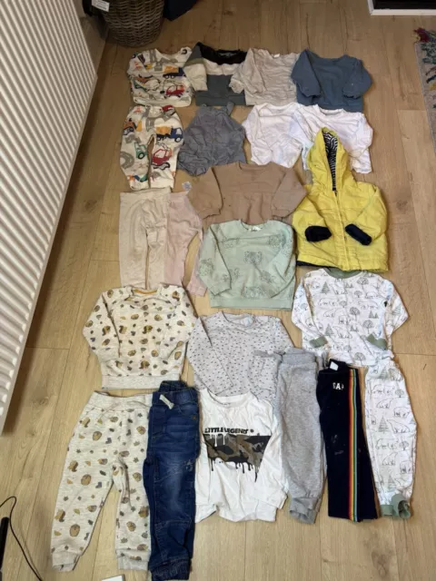 Massive Bundle Of Boys 18-24 Months Clothes Playwear Marked