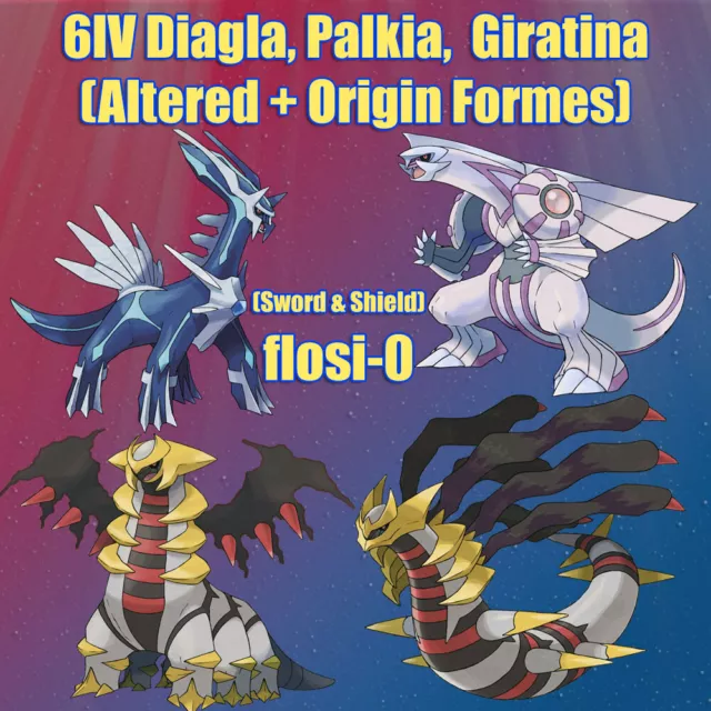 Pokemon Legends Arceus Shiny Palkia Max Effort Levels 6IV-EV Trained