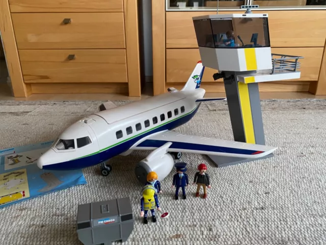 PLAYMOBIL Cargo- und Passagierflugzeugset  5261, gebraucht,guter Zustand