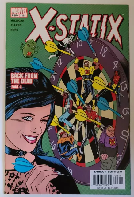 X-Statix #16 (Marvel 2003 Series)Nos 9.4+Nm Grade, Milligan Story, Allred & Bone